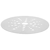 CLISPEED Wärmeleitplatte 23cm aus Edelstahl Induktionsadapterplatte für Sandtöpfe und...