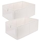 Sosayet Aufbewahrungsbox, 2er Set Wardrobe Organizer, Faltbox Aufbewahrungskiste Ordnungsbox mit...