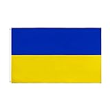 Jaoxiuozi Ösen Flagge 3 x 5 Polyester Indoor Ukraine Dekoration mit Messing Ft Outdoor Flag...
