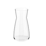 DARENYI Vase Glas Blumenvase 20cm Vasen Deko Neon Klar Glasvase für Wohnzimmer, Schlafzimmer,...