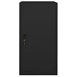 Homgoday Sattelschrank Schwarz 53x53x105 cm Stahl Sattelhalter Model339605