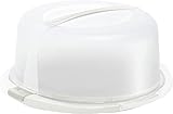 Rotho Cool & Fresh Tortenglocke mit Kühlung, Kunststoff (PP) BPA-frei, weiss/transparent, (38.0 x...