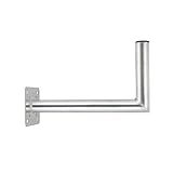 Premium X 45cm Wandhalter Aluminium SAT Wand-Halterung für Satellitenschüssel ALU Wand Halter...