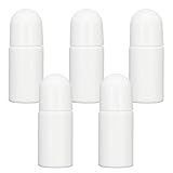 5 Stück Deoroller zum Befüllen,Sonnencreme Roller Nachfüllbar,Deo Roller zum Selbstbefüllen,Roll...