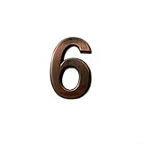 Bronze-3D-Hausnummernschild für den Außenbereich, ABS-Harz, Türschild für Hotelzimmer, Wohnung,...