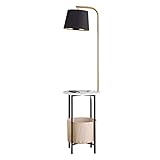 SYALEO Floor Lamp Stehleuchte mit Tisch, Stehlampe, verstellbar, mit Aufbewahrungstasche,...