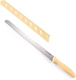 Tescoma DELICIA Tortenmesser 30 cm aus Kunststoff in Gelb zum Schneiden und Servieren von Kuchen...