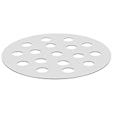 UTHCLO Holzkohlegrillplatte aus Eisen 155mm mit Trennsystem für Camping und Picknick Vielseitiges...