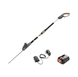 Flymo 18 V UltraCut Reach 420 Akku-Teleskop-Heckenschere – mit 18 V Power for All Akku, 42 cm...