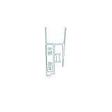 QWPDFHE Transparente TPU-Schutzfolie for die Center Navigator-Konsole, kompatibel mit Arrizo 8...