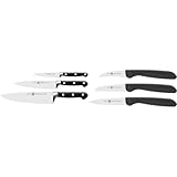 ZWILLING Professional S Messer-Set, 3-teilig & Twin Grip Gemüsemesser-Set, 3-teilig, (Schälmesser...