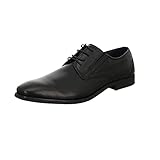 bugatti Business Halbschuh aus Leder, Derby mit Two-Tone-Finish, ergonomische Passform mit Gummizug,...