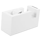 COMPUKAS Kleiner Klebebandspender Weiß Tragbar Praktisch Schreibtisch Tape Dispenser Bürobedarf...