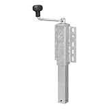 ProPlus Bootsstütze einstellbar als Bootstrailer Zubehör 40x40mm – ausdrehbar Spindelstütze...