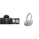 Sony Vlog Kamera ZV-1F | Digitalkamera Klapp- und drehbares Display & WH-1000XM5 kabellose Bluetooth...