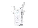 TP-Link RE655 WLAN Verstärker Repeater AC2600 (Dual-WLAN AC + N, 1733 MBit/s 5GHz + 800MBit/s...