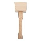 VALICLUD Holzhammer aus Buchenholz Werkzeug für Holzbearbeitung Leicht und Kompakt für Präzises...