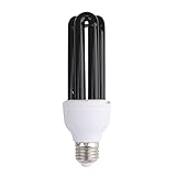 Akynite Schwarzlichtlampe UV E27 40W, 3U CFL, UVA 365nm mit Schwarzlichteffekt, Blacklight UV für...