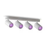 CALEX Smart LED Deckenstrahler, 4-flammig oval, schwenkbar, RGB-Farben & kalt- bis warmweiß Licht,...