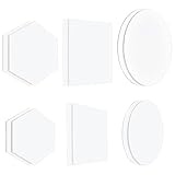 NBEADS 12 Stück 6 Arten Canvas Malerei Boards, Blank Canvas Zeichnung Boards mit Beschichtetem...