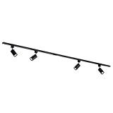 Qub Focus III 1-Phasen Led Schienensystem - 200cm - 4x GU10 Spots - 2x 1m Schienen - I-Form -...