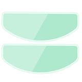 Motorrad Helm Antibeschlag Folie, 2 Stück Motorradhelm-Antibeschlagfolie ultradünn,...