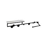 Wandgarderobe Schwarzer Hut- und Garderobenständer zur Wandmontage – Wandgarderobe aus Metall for...