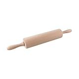Zenker Teigroller mit Gleitlager Ø 6 x 44 cm PATISSERIE, Nudelholz als Backzubehör, Backrolle aus...