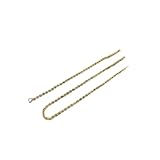 Daesar Kette Herren ohne Anhänger Edelstahl, Ankerkette 2.4MM Halskette 60CM Biker Gold...
