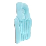 VILLCASE Faltbare Badewanne Erwachsene mit Sitzkissen und Rückenlehne Polyester Badeeimer für...