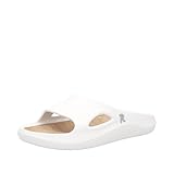 Rieker Herren Colton U3350 Slide, Weiss, 47 EU