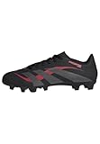 adidas Unisex Predator Club Firm Ground/Multi Ground Football Boots, Core Black/Grey Four/Lucid Red,...