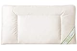 franknatur Bauchschläferkissen Kopfkissen Baumwolle kbT KBA Kissen 40x80 waschbar