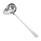 Angoily Edelstahl Saucenkelle mit Ausguss Soßenlöffel zum Servieren von Suppen und Bratensoßen...