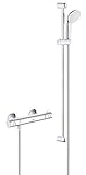 Grohe Grohtherm 800 | Brause- und Duschsystem - Thermostat -Brausebatterie | Inklusive...