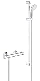 Grohe Grohtherm 800 | Brause- und Duschsystem - Thermostat -Brausebatterie | Inklusive...