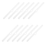 VALICLUD Lamellenvorhang Ersatzteile 20 Stück 127mm Weiß Vertikaljalousien Halterung für Fenster...
