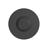 Villeroy & Boch - Manufacture Rock Pastateller 28 Cm, Schiefer Optik, Teller Schwarz, Tief, Für...