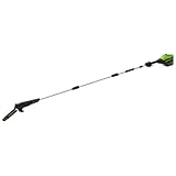 Greenworks 60V 25cm Akku-Hochentaster, Bürstenlos Hochentaster mit 2.81 m Reichweite zum...