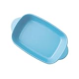 HEALEEP Keramik Backblech Blau Hitzebeständig Mikrowellen Ofen Geeignet Vielseitiges Käse...