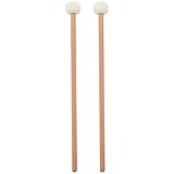 Wanjorlay 2 StüCke Doppel Kopf Trommel Becken Gong Mallet Soft Hammer Sticks SchläGel Rods Filz...