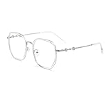 HQMGLASSES Klassische Polygon Lesebrille Für Damen Und Herren Retro Trendiges...