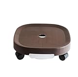 GAOJUNAN Plant Caddy mit Rädern Pflanzkarre Mit Rollen Rund Aus Kunststoff Und...