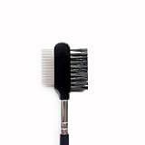 Homoyoyo 2 Stück pack Doppelseitige Augenbrauenbürste und Wimpernkamm aus Edelstahl mit Weicher...