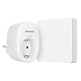DEWENWILS Funksteckdose mit Fernbedienung, Plug-In Ein/Aus Funk-Wandschalter, Kein Kabel...