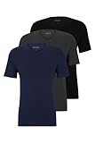 BOSS Hugo Herren T-Shirt Vn 3p Co T-Shirt Hellblau XL