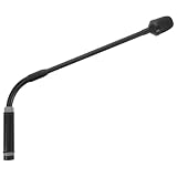 LIGIGWASH Dynamisches Xlr Schwanenhalsmikrofon mit Flexiblem Metallschlauch Klarer Klang für Djs...