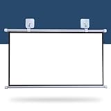 EIYAVVIDV HD Beamer Leinwand 30 40 50 60 72 Zoll Manuell Ausziehbare Projektionsleinwand...