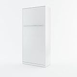 Homlando Lenart Schrankbett - Wandbett Concept Pro CP03 90x200 cm - Schrankklappbett Vertical -...