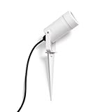 LEDKIA LIGHTING LED Strahler Aussen GU10 mit Erdspieß Afur Weiß GU10